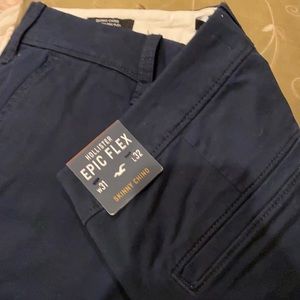 Brand new with tags navy chinos.  skinny 31 x 32